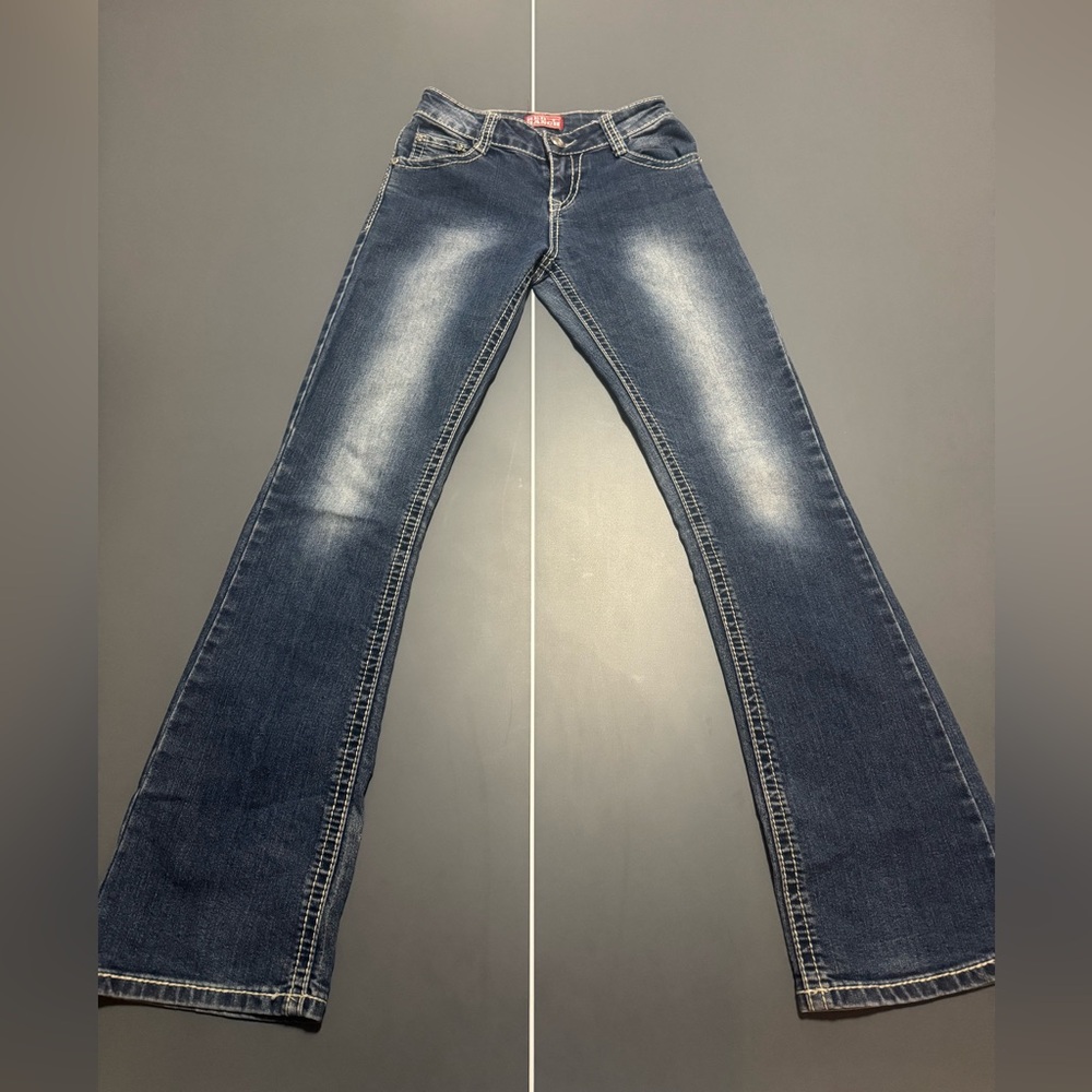 Red Ranch Bootcut Jeans - Picture 5 of 8
